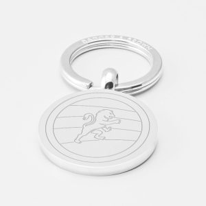 Gloucester Rugby-Engraved-Silver-Keyring