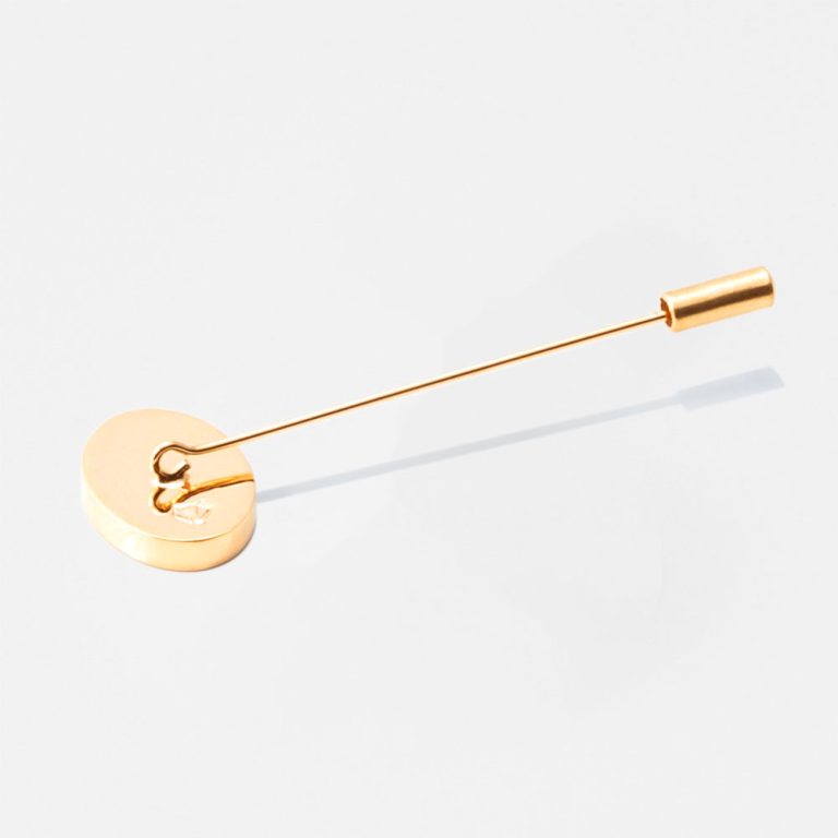 Gold-Oval-Lapel-Pin-Long-Pin