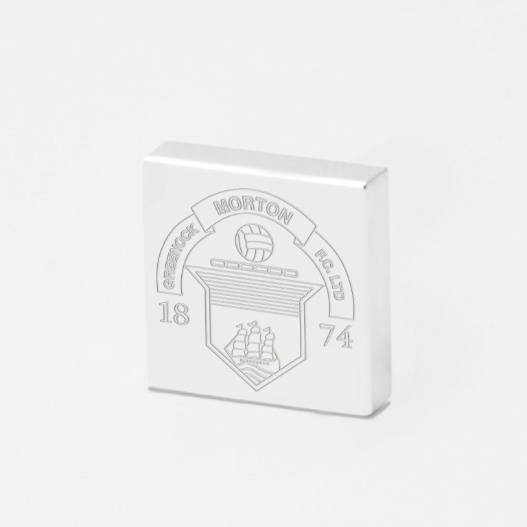 Greenock Morton Football-Engraved-Lapel-Pin