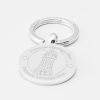 House-Highwater-Engraved-Silver-Circle-Keyring