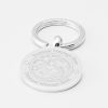 House-Targerian-Engraved-Silver-Circle-Keyring