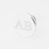 Initials-circle-sterling-silver-Engraved-Lapel-Pin