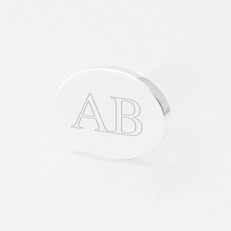 Initials-oval-sterling-silver-Engraved-Lapel-Pin