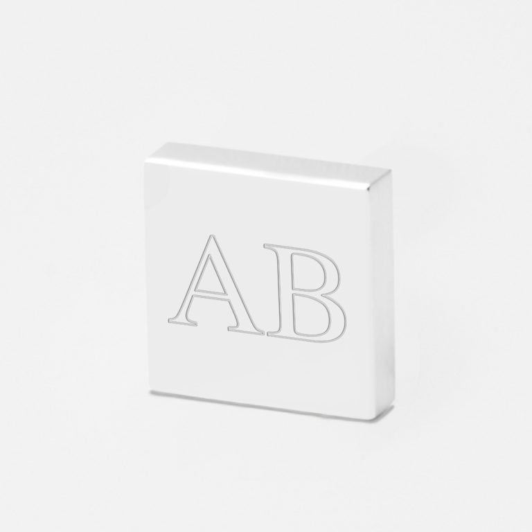 Initials-square-Engraved-Lapel-Pin