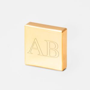 Initials-square-gold-Engraved-Lapel-Pin