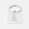 Inverness Caledonian Thistle Football-Engraved-Silver-Keyring