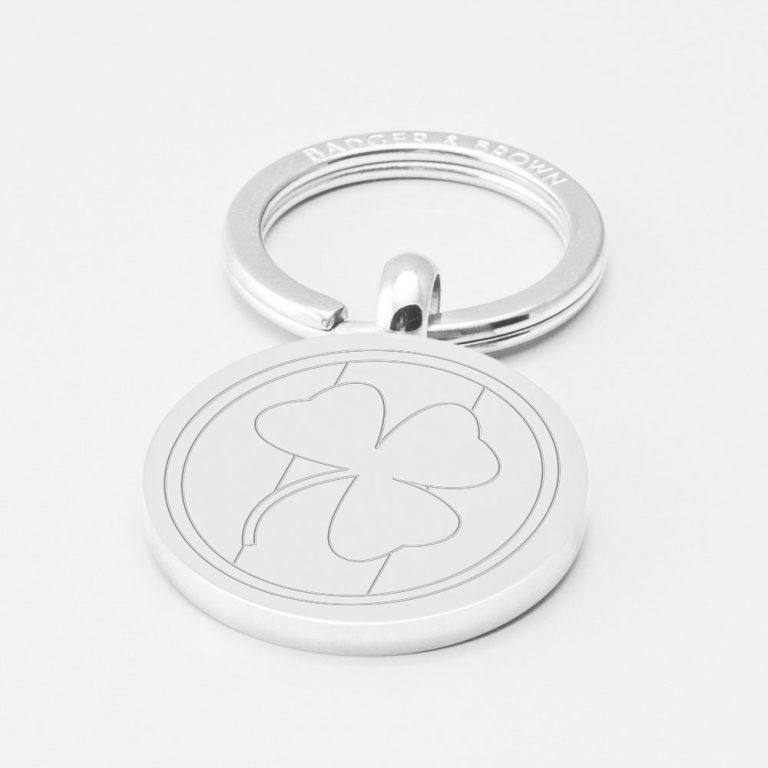 Ireland Football-Engraved-Silver--Keyring