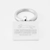 Leicestershire County Cricket Club-Engraved-Silver-Keyring
