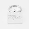Newcastle Thunder Rugby-Engraved-Silver-Keyring