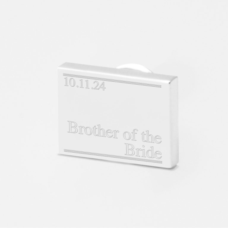 Personalised-Subtle-Brother-Of-The-Bride-Engraved-Lapel-Pin