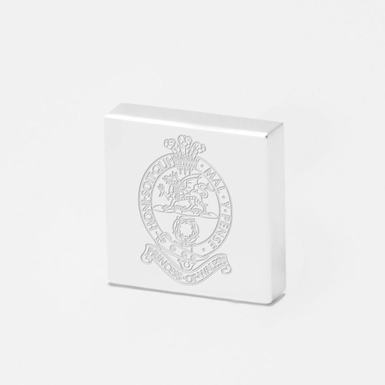 Princess Of Wales Royal Regiment-Engraved-Lapel-Pin