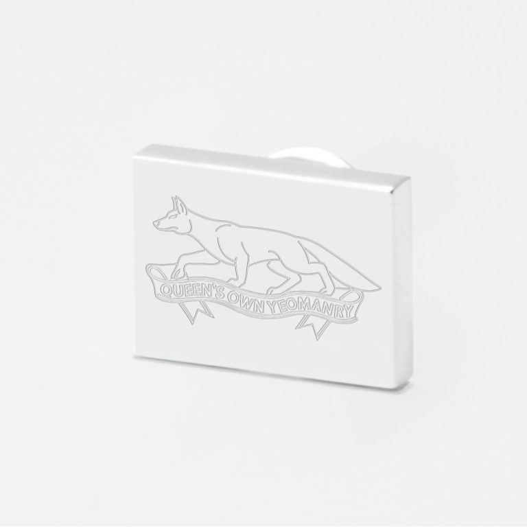 Queens Own Yeomanry-Engraved-Lapel-Pin