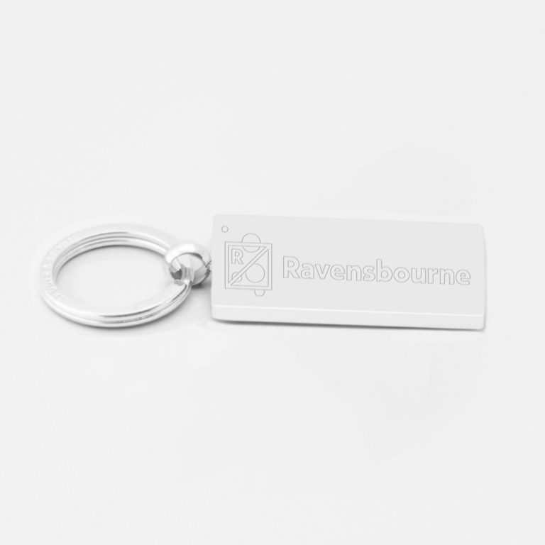 Ravensbourne-University-London-Engraved-Silver-Keyring