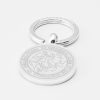 Senegal-Football-Engraved-Silver-Keyring