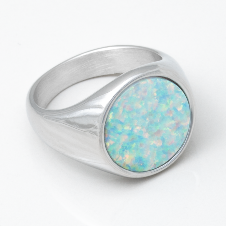 Silver-Opal-Stone-Signet-Ring