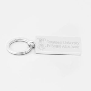 Swansea-University-Engraved-Silver-Keyring