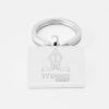 Titans Rugby-Engraved-Silver-Keyring