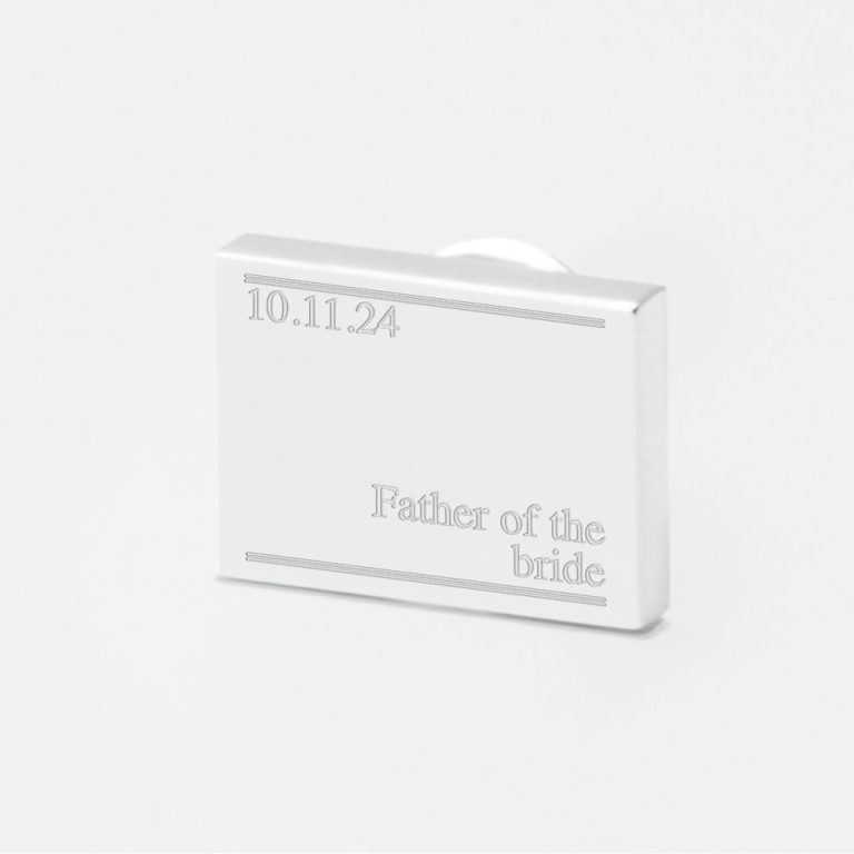 father of the bride-Engraved-Lapel-Pin father-of-the-bride-Engraved-Lapel-Pin