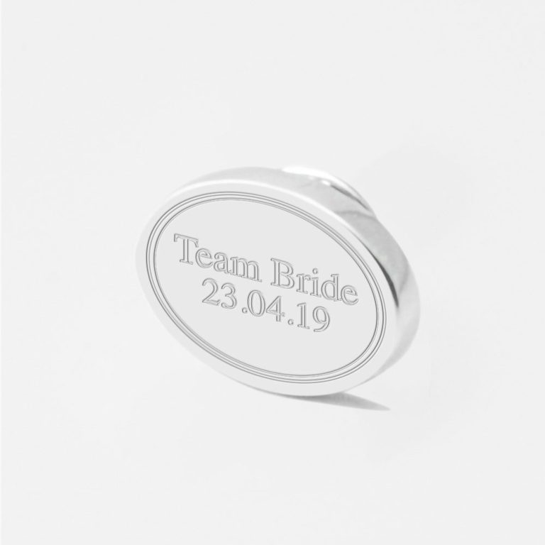 team bride-Engraved-Lapel-Pin