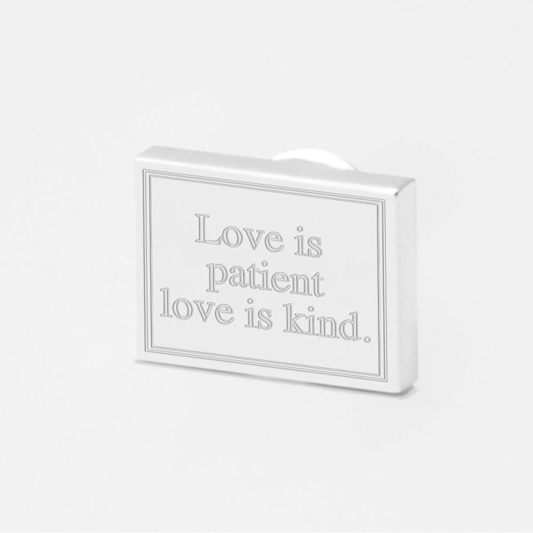 wedding vows-Engraved-Lapel-Pin