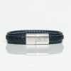 Navy-Quilted-Style-Leather-Bracelet-front-engraved