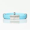 Steel-Blue-Leather-Braided-Bracelet-With-Loop-Detail-front-engraved