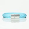 Steel-Blue-Quilted-Style-Leather-Bracelet-front-engraved
