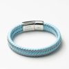 Two-Tone-Steel-Blue-Woven-Leather-Bracelet-inside-engraved