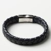 navy braided inside engraved