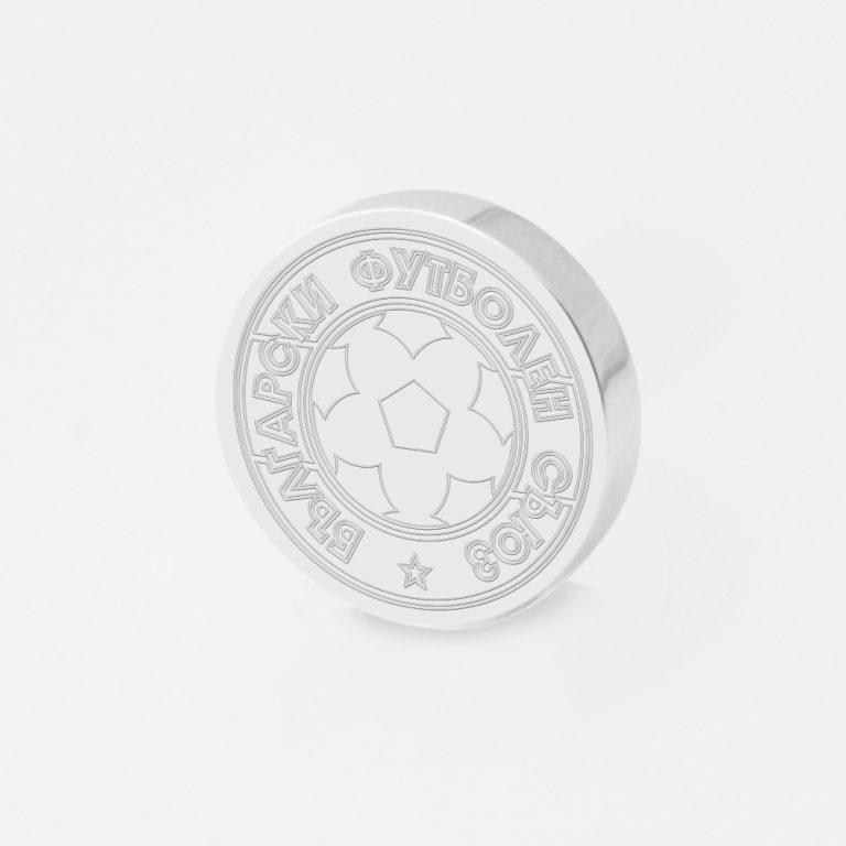 Bulgaria Football-Engraved-Football-Lapel-Pin