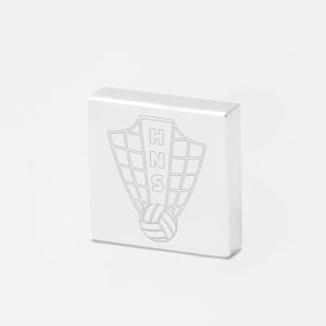 Croatia Football-Engraved-Football-Lapel-Pin