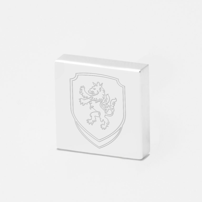 Czech Republic Football-Engraved-Football-Lapel-Pin