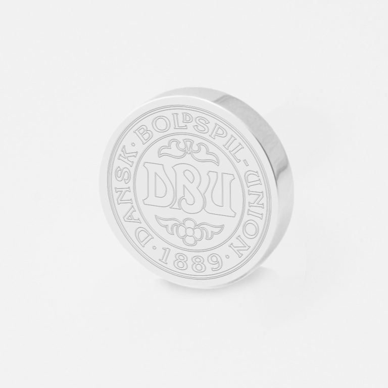 Denmark Football-Engraved-Football-Lapel-Pin