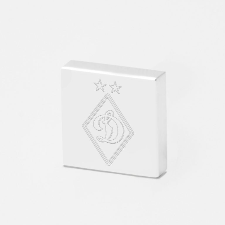 Dynamo Kiev Football-Engraved-Silver-Lapel-Pin