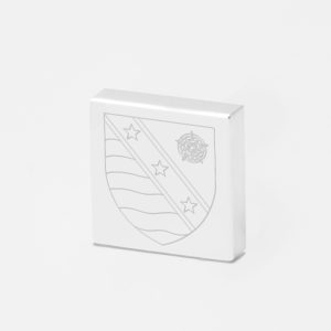 Flyde Rugby-Engraved-Silver-Square-Lapel-Pin