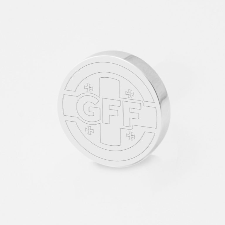 Georgia Football-Engraved-Football-Lapel-Pin
