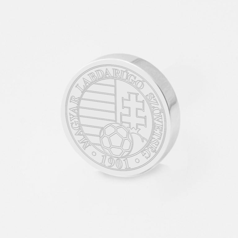 Hungary Football-Engraved-Football-Lapel-Pin