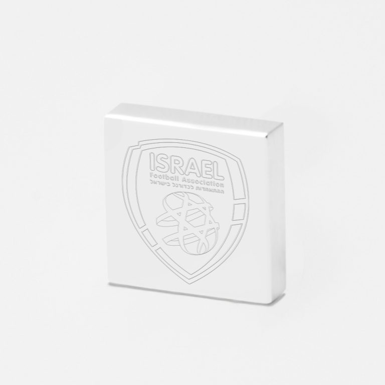 Israel Football-Engraved-Football-Lapel-Pin