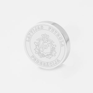 Latvia Football-Engraved-Football-Lapel-Pin
