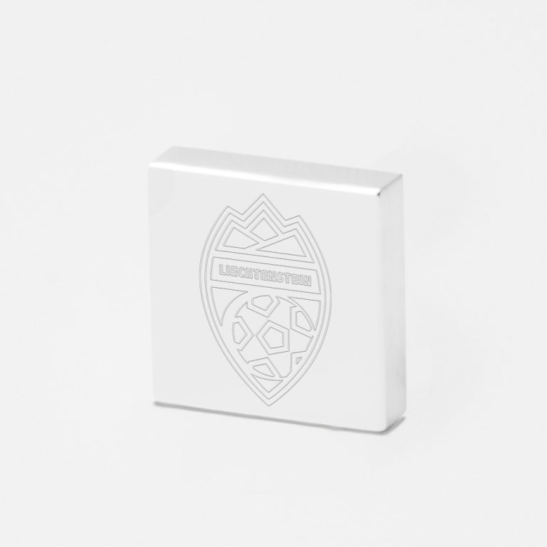 Liechtenstein Football-Engraved-Football-Lapel-Pin