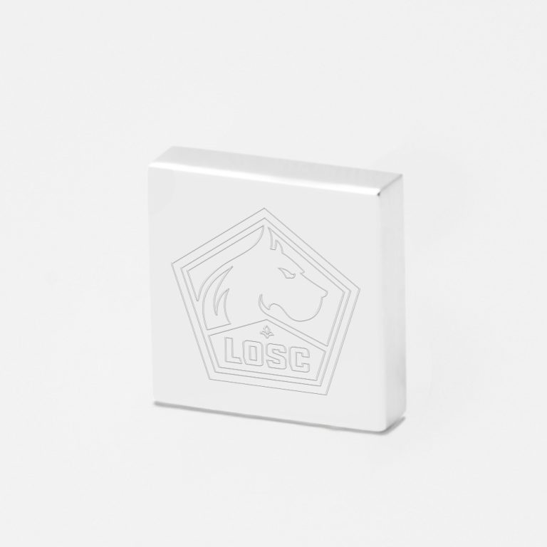 Lille Football-Engraved-Silver-Lapel-Pin