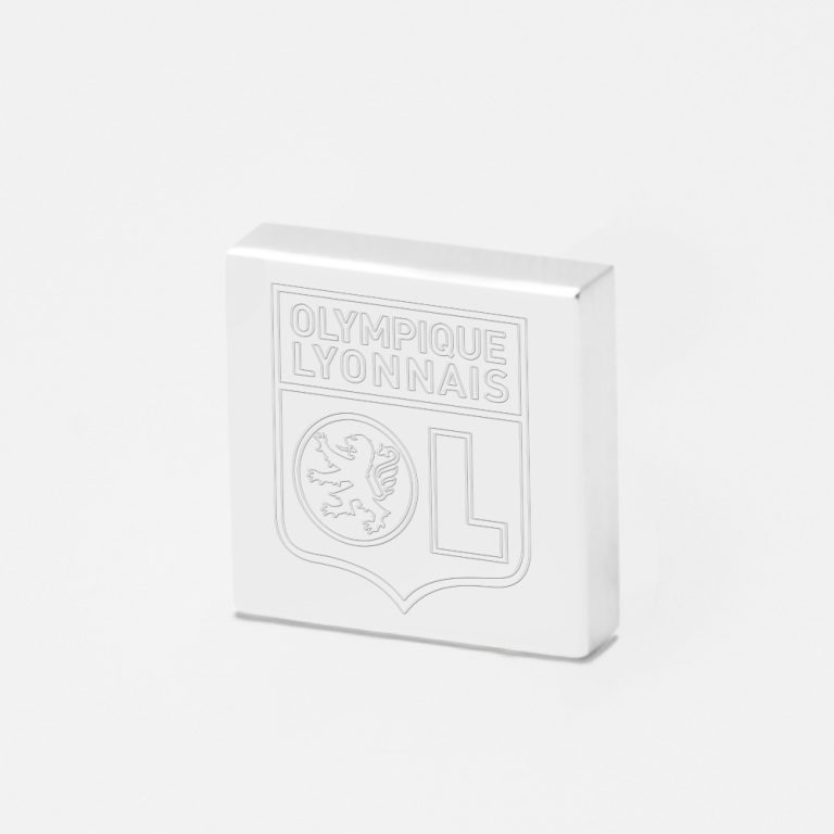 Lyon Football-Engraved-Silver-Lapel-Pin