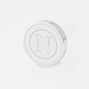 Napoli Football-Engraved-Silver-Lapel-Pin