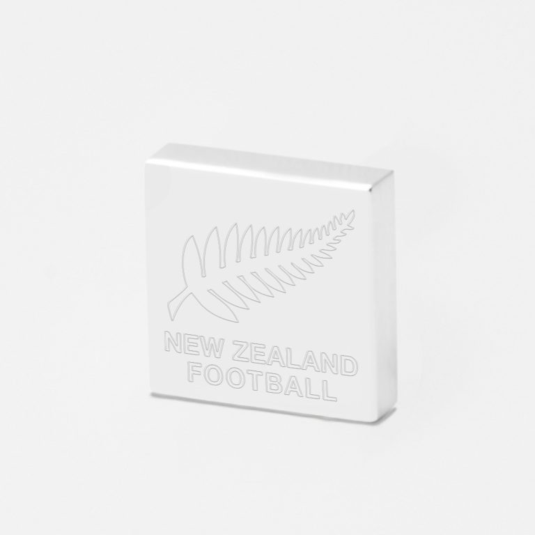 New Zealand Football-Engraved-Football-Lapel-Pin