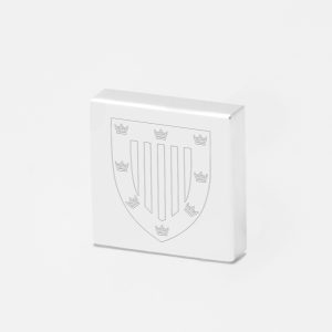 Peterhouse College-Engraved-Silver-Lapel-Pin