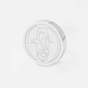 Porto Football-Engraved-Silver-Lapel-Pin