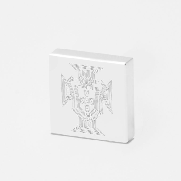 Portugal Football-Engraved-Football-Lapel-Pin