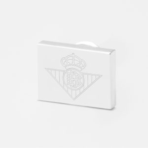 Real Betis Football-Engraved-Silver-Lapel-Pin