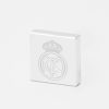 Real Madrid Football-Engraved-Silver-Lapel-Pin