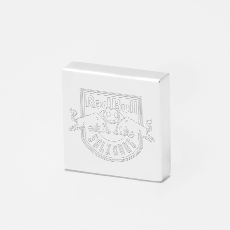 Real Salzburg Football-Engraved-Silver-Lapel-Pin